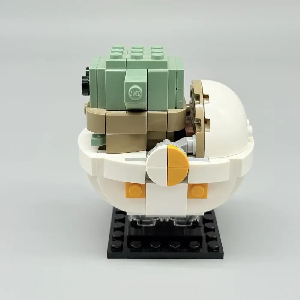 Lego Star Wars 75317 The Mandalorian & The Child Brick Headz + Battle Droid Mini